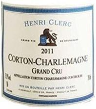 Etichetta Corton-Charlemagne Grand Cru Henri Clerc 2011