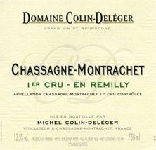 Etiquette du vin Chassagne-Montrachet 1er Cru En Rémilly Michel Colin-Deléger (Domaine) 2005