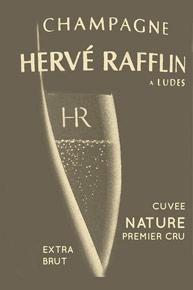 Wine label Brut Nature Hervé Rafflin ----