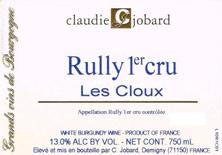Etichetta Rully 1er Cru Les Cloux Claudie Jobard 2015