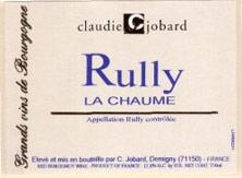 Etichetta Rully La Chaume Claudie Jobard 2014