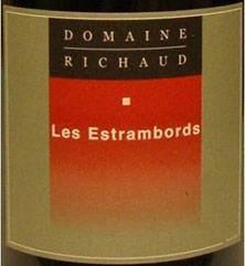 Wine label Cairanne Les Estrambords Marcel Richaud 2003