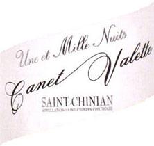 Etikette des Weins Saint-Chinian Une et mille nuits Canet-Valette (Domaine) 1997