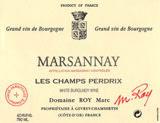 Etichetta Marsannay Les Champs Perdrix Marc Roy 2020