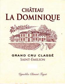 Etichetta Château La Dominique Grand Cru Classé 2018