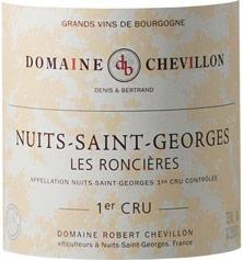 Etichetta Nuits-Saint-Georges 1er Cru Les Roncières Robert Chevillon 2018