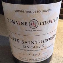 Etichetta Nuits-Saint-Georges 1er Cru Les Cailles Robert Chevillon 2017