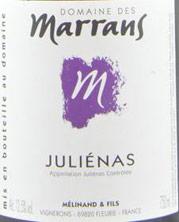 Etichetta Juliénas Marrans (Domaine des) - J-J- L. & M.Mélinand 2013
