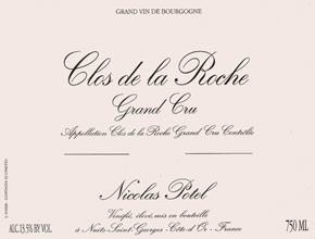 Wine label Clos de la Roche Grand Cru Nicolas Potel 2005