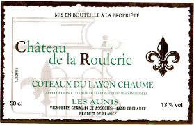 Wine label Coteaux du Layon Les Aunis La Roulerie (Château de) 1990