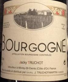 Etikette des Weins Bourgogne Jacky Truchot ----