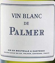 Etikette des Weins Vin Blanc de Palmer 2020