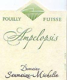 Etiquette du vin Pouilly-Fuissé Ampelopsis Robert Saumaize-Michelin (Domaine) 2016