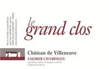Etichetta Saumur-Champigny Le Grand Clos Château de Villeneuve 2013