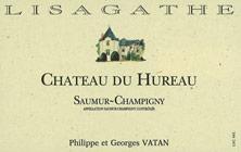 Wine label Saumur-Champigny Lisagathe Château du Hureau 2015