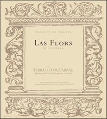 Etikette des Weins Coteaux du Languedoc - Terrasses du Larzac Domaine de La Pèira en Damaisèla Les Flors Karine Ahton et Robert Dougan 2018