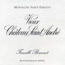 Etiquette du vin Vieux Château Saint-André 1988