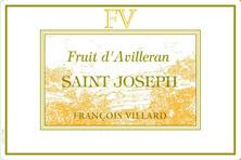 Etiquette du vin Saint-Joseph Fruit d'Avilleran François Villard 2018