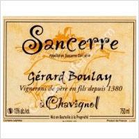 Etikette des Weins Sancerre Gérard Boulay 2017