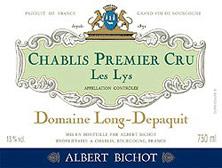 Etikette des Weins Chablis 1er Cru Les Lys Long Depaquit - Albert Bichot (Domaine) 2007