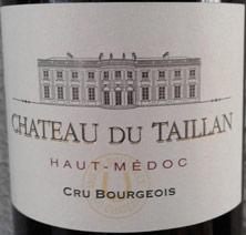 Etiquette du vin Château du Taillan Cru Bourgeois Exceptionnel 2019