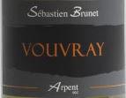 Etiquette du vin Vouvray Les Arpents Sébastien Brunet 2023