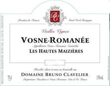 Etikette des Weins Vosne-Romanée Vieilles Vignes Les Hautes Maizières Bruno Clavelier 2006