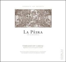 Etikette des Weins Coteaux du Languedoc - Terrasses du Larzac Domaine de La Pèira en Damaisèla La Pèira Karine Ahton et Robert Dougan 2007