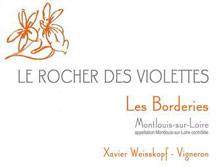 Etiquette du vin Montlouis-sur-Loire Les Borderies Le Rocher des Violettes 2014