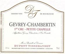 Etichetta Gevrey-Chambertin 1er Cru La Petite Chapelle Dupont-Tisserandot (Domaine) 2006