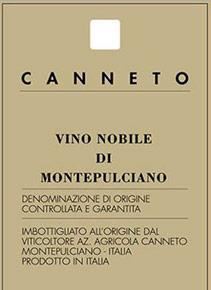 Etikette des Weins Vino Nobile di Montepulciano Azienda Agricola Canneto 2010