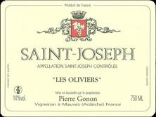 Etichetta Saint-Joseph Les Oliviers Gonon (Domaine) 2013