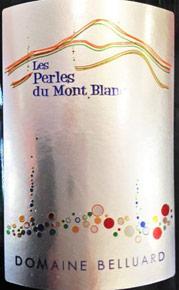 Etichetta Vin de Savoie Ayse - Mont Blanc Domaine Belluard 2013