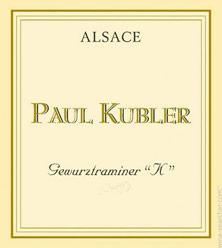 Etichetta Gewurztraminer K Paul Kubler 2014