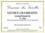 Etiquette du vin Gevrey-Chambertin 1er Cru Les Champonnets Varoilles (Domaine des) 2009