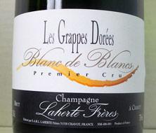 Etichetta Les Grappes Dorées Blanc de Blancs 1er Cru Brut Laherte Frères ----