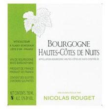 Etikette des Weins Hautes-Côtes de Nuits Nicolas Rouget (Domaine) 2013