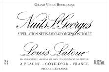 Etichetta Nuits-Saint-Georges Louis Latour 1983