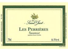 Etiquette du vin Saumur Les Perrières Domaine Saint-Just - Arnaud Lambert 2014