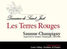 Etikette des Weins Saumur-Champigny Les Terres Rouges Domaine Saint-Just - Arnaud Lambert 2015