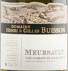 Etichetta Meursault Les Vignes de Marguerite Henri et Gilles Buisson (Domaine) 2014