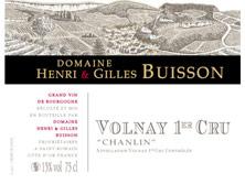 Etichetta Volnay 1er Cru Les Chanlins Henri et Gilles Buisson (Domaine) 2019