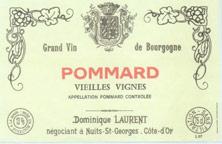 Etikette des Weins Pommard Vieilles Vignes Dominique Laurent 2002