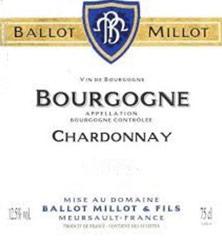 Etichetta Bourgogne Ballot Millot 2014