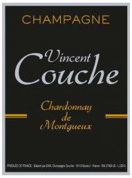 Etikette des Weins Chardonnay de Montgueux Blanc de Blancs Extra-Brut Vincent Couche ----