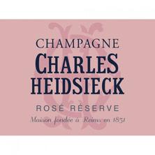 Etiquette du vin Réserve Charles Heidsieck ----