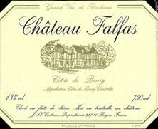 Etikette des Weins Château Falfas 2010
