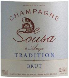 Etichetta Tradition Brut De Sousa ----