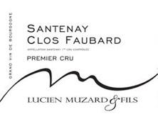 Wine label Santenay 1er Cru Clos Faubard Lucien Muzard et Fils 2015