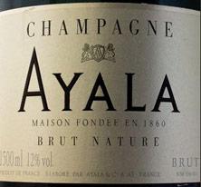 Etikette des Weins Brut Nature Ayala 2000
